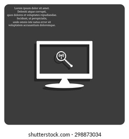 Search wi-fi network. icon. vector design