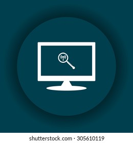 Search wi-fi network. icon. vector design