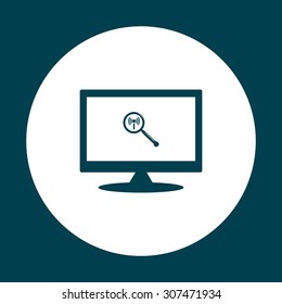 Search wi-fi network. icon. vector design