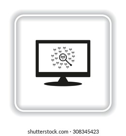 Search wi-fi network. icon. vector design