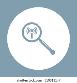Search wi-fi network. icon. vector design