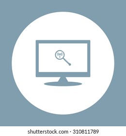 Search wi-fi network. icon. vector design