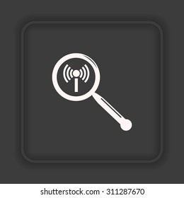Search wi-fi network. icon. vector design