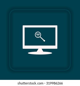 Search wi-fi network. icon. vector design