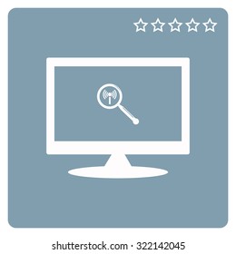 Search wi-fi network. icon. vector design