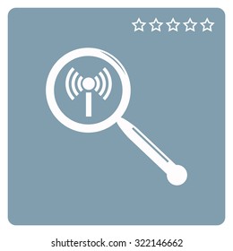 Search wi-fi network. icon. vector design