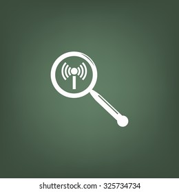 Search wi-fi network. icon. vector design