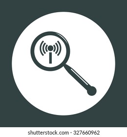 Search wi-fi network. icon. vector design