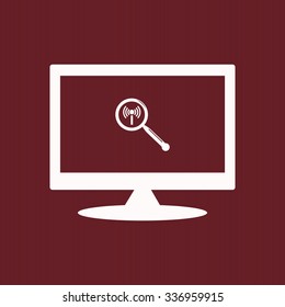 Search wi-fi network. icon. vector design