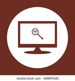 Search wi-fi network. icon. vector design
