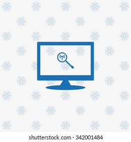 Search wi-fi network. icon. vector design