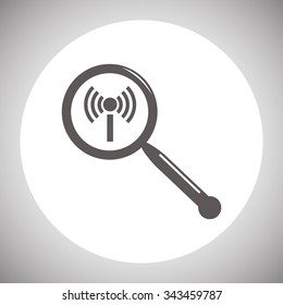 Search wi-fi network. icon. vector design