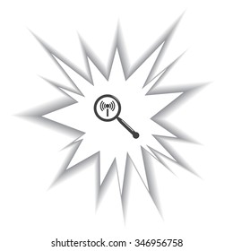 Search wi-fi network. icon. vector design