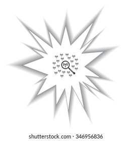 Search wi-fi network. icon. vector design