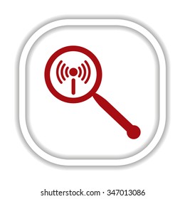 Search wi-fi network. icon. vector design