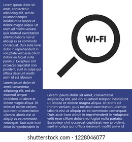 search wi-fi vector icon 10 eps
