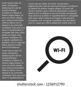 search wi-fi vector icon 10 eps