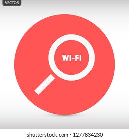 search wi-fi vector icon 10 eps