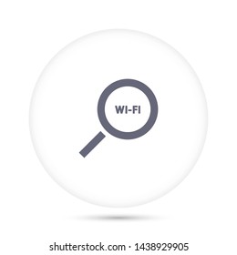 search wi-fi vector icon 10 eps , Lorem ipsum Flat design