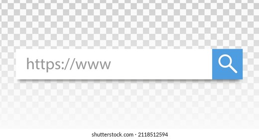 Search www vector icon. Search www Bar for Ui

