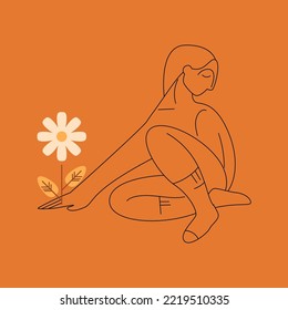 Search for yourself. Self-development and self-knowledge. The concept of finding peace and emotional stability. The idea of growth and development of the inner world, achievement of goals, recovery