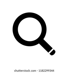 Search zoom icon simple flat web navigation sign.