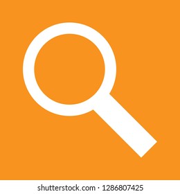 Search, zoom icon stock vector illustration, EPS10.