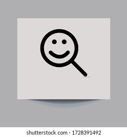 search zoom loupe icon vector. search icon. sign design