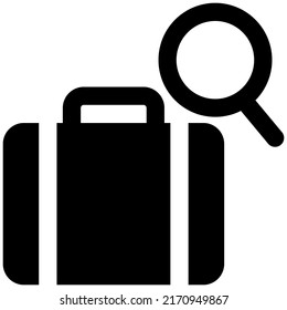 Searching Of A Bag By Airport Authority