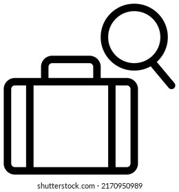 Searching Of A Bag By Airport Authority