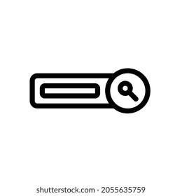 searching bar  Line icon for business website,apps, and many more