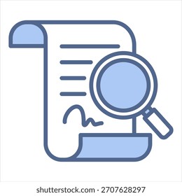 Búsqueda de Ilustración vectorial de icono azul