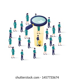 searching for candidate isometric illustration, we are hiring isometric illustration