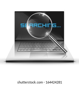 Searching concept vector illustration
