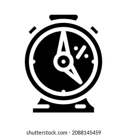 searching for discounts glyph icon vector. searching for discounts sign. isolated contour symbol black illustration