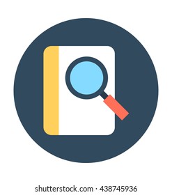 Searching Document Vector Icon
