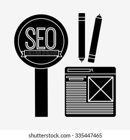 searching engine optimization design, vector illustration eps10 graphic 