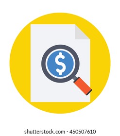 Searching Finance Vector Icon