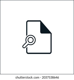 Searching folder icon with a white background, suitable for applications, web, promotional tools, etc.