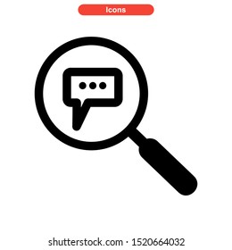 searching icon isolated sign symbol vector illustration - high quality black style vector icons
