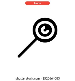 searching icon isolated sign symbol vector illustration - high quality black style vector icons
