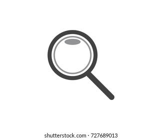 Searching icon logo design template