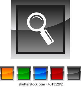 Suchsymbol eingestellt. Vektorgrafik.