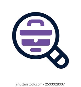 Suchsymbol. Vektorsymbol mit zwei Tönen für Ihre Website, Ihr Handy, Ihre Präsentation und Ihr Logo-Design.