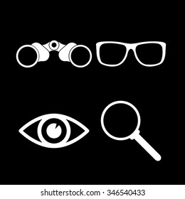searching icons set