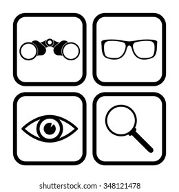 searching icons set