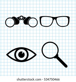 searching  icons set