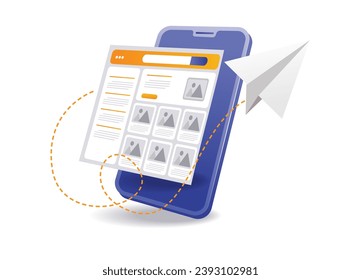 Searching for image information with a smartphone