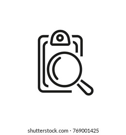 Searching for information icon