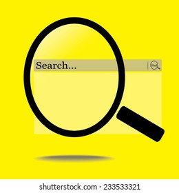 Searching from internet with search engine concept
